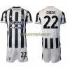 Original Trikotsatz Juventus Federico Chiesa 22 Heimtrikot 2021-22 Für Kinder